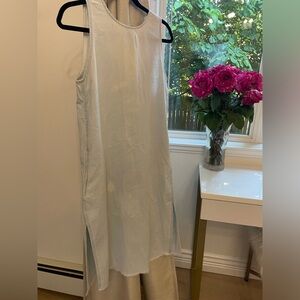Aritzia Wilfred Free, Sleeveless Light Blue Denim Dress